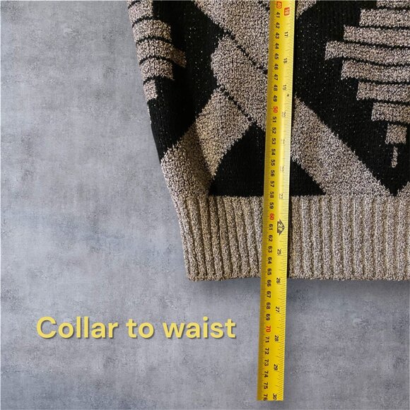 Nino Foriero Mens Sweater Vintage design Size Large - Picture 3 of 7